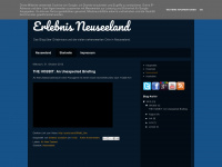 erlebnis-neuseeland.blogspot.com Webseite Vorschau