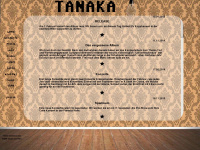 tanaka.at Webseite Vorschau