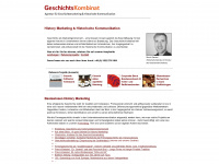 history-marketing.info Webseite Vorschau