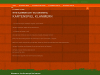 klammern.com Webseite Vorschau