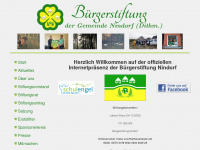 buergerstiftung-nindorf.de Webseite Vorschau