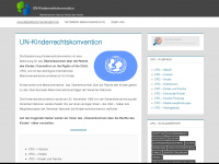 kinderrechtskonvention.info Webseite Vorschau