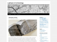 aglimpsofarchaeology.wordpress.com Webseite Vorschau
