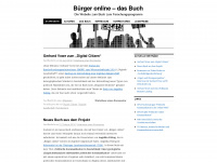 buergeronline.wordpress.com Webseite Vorschau