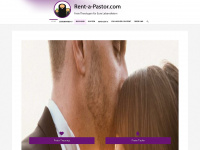 rent-a-pastor.com Webseite Vorschau