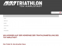 triathlon-karlstadt.de Webseite Vorschau