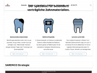 saremco.ch Webseite Vorschau