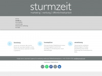 sturmzeit.com Webseite Vorschau