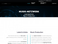 musik-netzwerk.com Webseite Vorschau