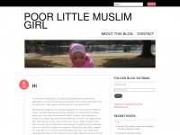 poorlittlemuslimgirl.wordpress.com Webseite Vorschau