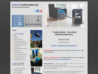 pocketcontainer.de Webseite Vorschau