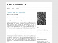 akgesellschaftskritik.wordpress.com Webseite Vorschau