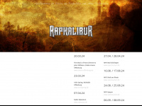 rapkalibur.de Webseite Vorschau