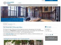 senat.univie.ac.at Webseite Vorschau