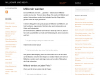 millionaer-und-mehr.de Webseite Vorschau