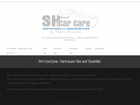 sh-carcare.de Webseite Vorschau