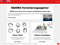 sqadra.at Webseite Vorschau