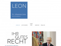 leonlaw.at Webseite Vorschau