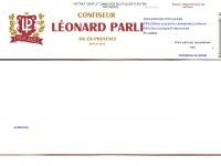 leonard-parli.com Webseite Vorschau