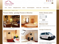 pension-hostel-muenchen.de Webseite Vorschau