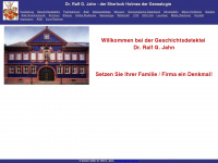 adel-genealogie.de Webseite Vorschau