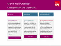 spd-kreis-offenbach.de Webseite Vorschau
