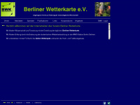 berliner-wetterkarte.de Webseite Vorschau