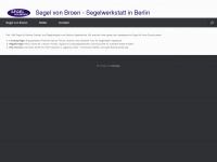 segelvonbroen.com Webseite Vorschau