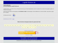 logistik-studium.de Webseite Vorschau