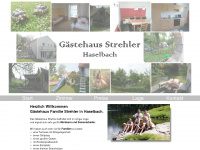 gaestehaus-strehler.de Webseite Vorschau