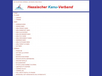 kanu-hessen.de Webseite Vorschau