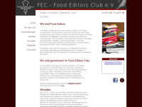 foodeditorsclub.de Webseite Vorschau