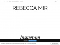 rebecca-mir.com Webseite Vorschau