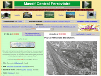massifcentralferroviaire.com Webseite Vorschau