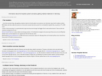 germanhospitalservice.blogspot.com Webseite Vorschau