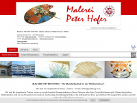 malerei-hofer.info Webseite Vorschau