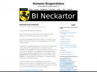 bineckartor.wordpress.com Webseite Vorschau