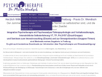 psychotherapie-freiburg.com Webseite Vorschau