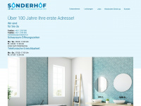 sonderhof.at Webseite Vorschau