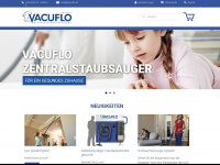 vacuflo.at Webseite Vorschau