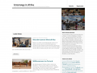 unterwegsinafrika.wordpress.com Webseite Vorschau