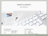nemetz.net Webseite Vorschau