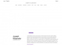 josephklibansky.com Webseite Vorschau