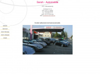 sarah-automobile.de Webseite Vorschau