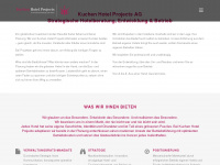 hotel-projects.ch Webseite Vorschau