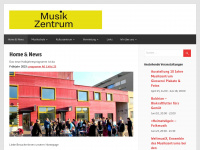 musikzentrumgiesserei.ch Webseite Vorschau