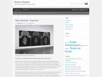 kunstmuseumbayreuth.wordpress.com Webseite Vorschau