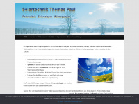 solartechnik-paul.de Webseite Vorschau