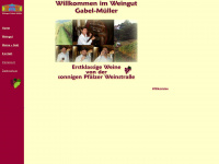 weingut-gabel-mueller.de Webseite Vorschau