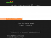 toxa.at Webseite Vorschau